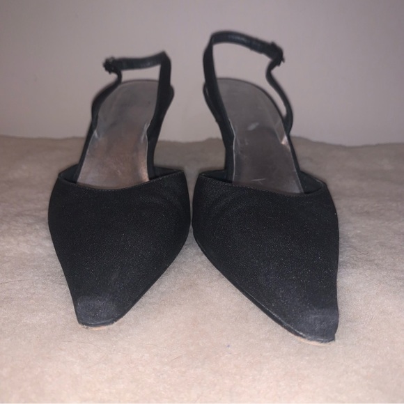 Stuart Weitzman Black Pointed Toe Heels - Picture 5 of 11